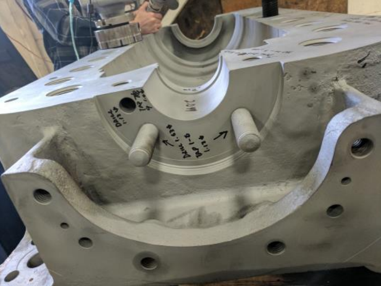 EMNOR Mechanical Inc. | Ingersoll Rand CNTA Feed Water Pump Bottom Half Casing Sample