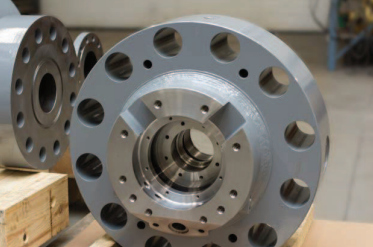 EMNOR Mechanical Inc. | Ebara 3000 PSI Barrel Pump Cast WCB Suction Side Outer End-Head and Forged A105 Inner End-Head