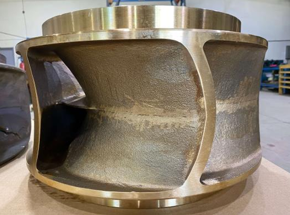 EMNOR Mechanical Inc. | Worthington LN Replacement Pump Impeller Side View