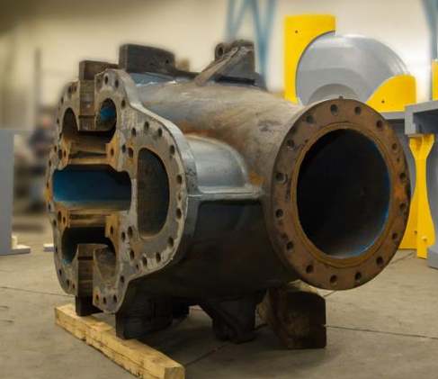 EMNOR Mechanical Inc. | DeLaval 9500 lb Worn Pump Casing