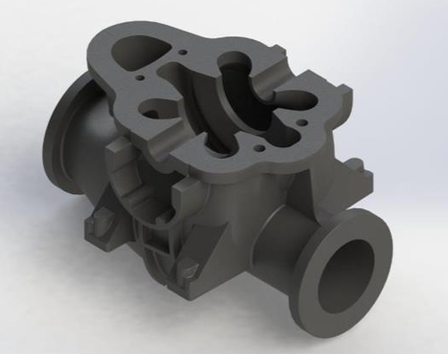 EMNOR Mechanical Inc. | DeLaval 9500 lb Pump Casing 3D Model