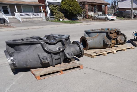 EMNOR Mechanical Inc. | DeLaval 9500 lb Old and New Pump Casing Assemblies
