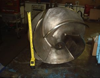 EMNOR Mechanical Inc. | Finished Goulds 3175 M Stainless Steel Pump Impeller