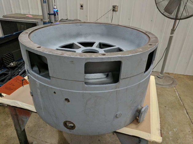 EMNOR Mechanical Inc. | Siemens-Allis-Chalmers Nuclear Safety Motor Endbell Original Sample