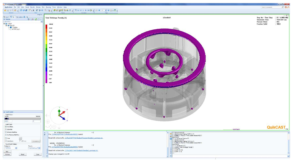 EMNOR Mechanical Inc. | Siemens-Allis-Chalmers Nuclear Safety Motor Endbell Initial Casting Simulation