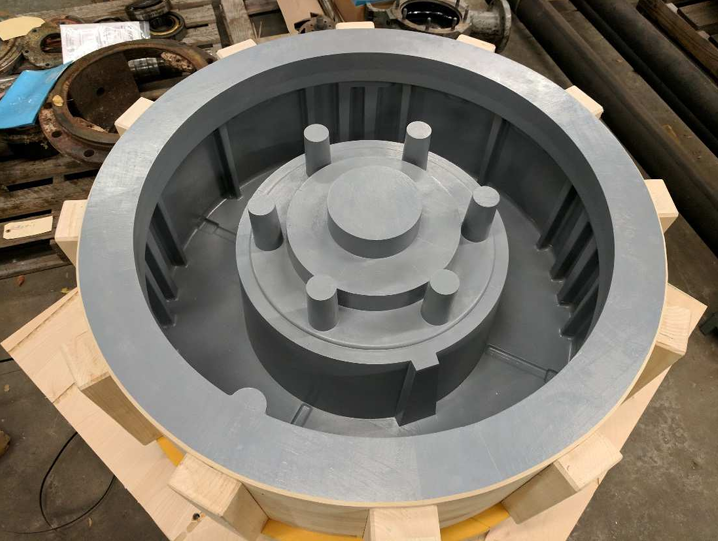 EMNOR Mechanical Inc. | Siemens-Allis-Chalmers Nuclear Safety Motor Endbell Casting Tooling Interior