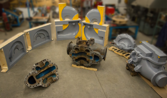 EMNOR Mechanical Inc. | Reverse Engineered Pump Casing Patterns and Replacement Components