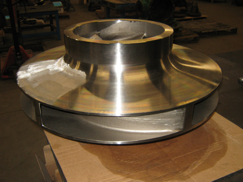 MNOR Mechanical Inc. | Finished Reverse Engineered Double Suction Pump Impeller