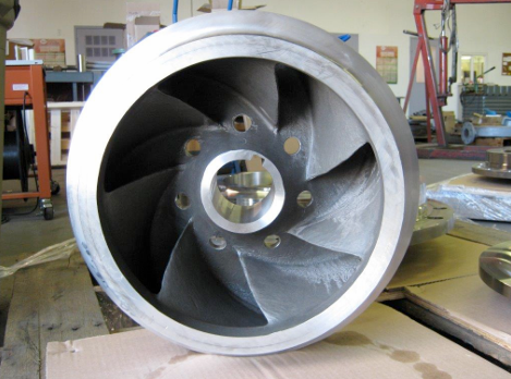EMNOR Mechanical Inc. | Worthington 18-Inch QL New Stainless Steel Pump Impeller Interior View