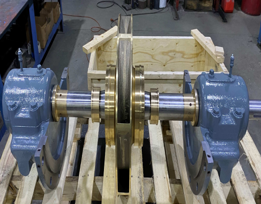 EMNOR Mechanical Inc. | Ebara 3000 PSI Barrel Pump Assembly Cross Section 3D Render