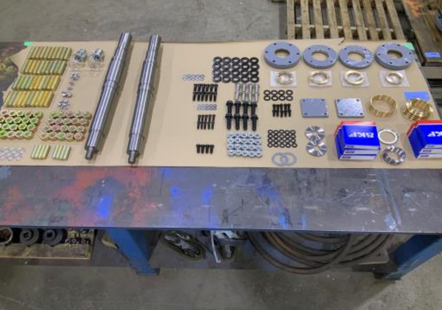 EMNOR Mechanical Inc. | Ingersoll Rand 8x10x21 API Pump Manufacturing Hardware