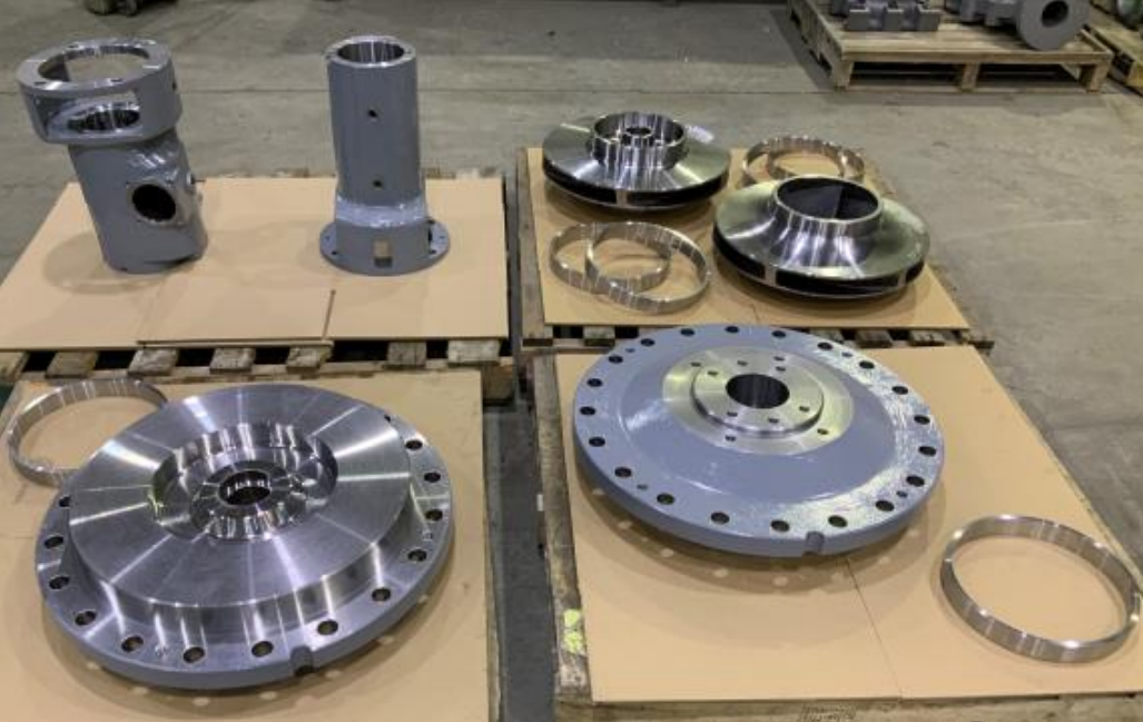 EMNOR Mechanical Inc. | Ingersoll Rand 8x10x21 API Pump CA6NM Cast Parts and Rings