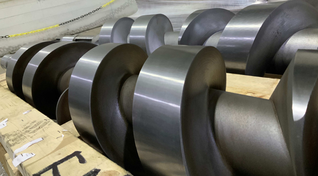 EMNOR Mechanical Inc. | Warren Screw Pump Tungsten Carbide Repair of Screws