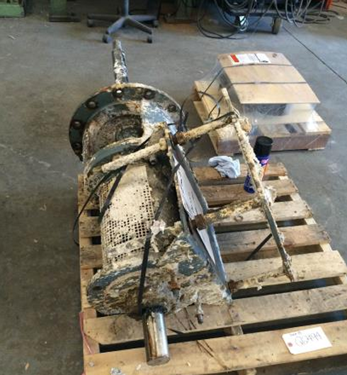 EMNOR Mechanical Inc. | Hidrostal Submersible Pump Damaged Motor