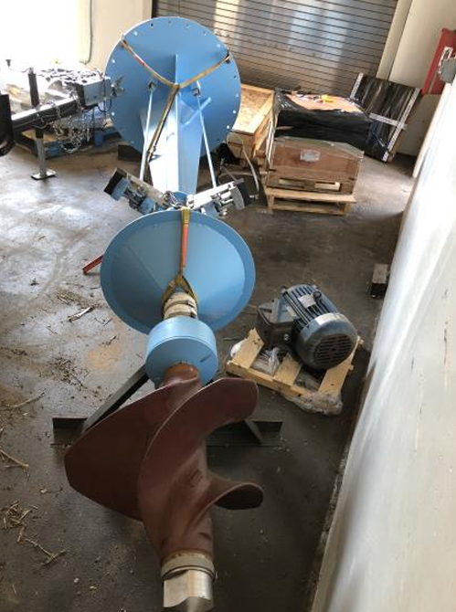 EMNOR Mechanical Inc. | Flygt and Sulzer Vertical Mixer and Propeller Assembly