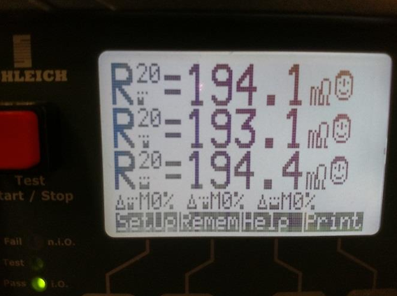 EMNOR Mechanical Inc. | Flygt Submersible Pump Motor Winding Test Results
