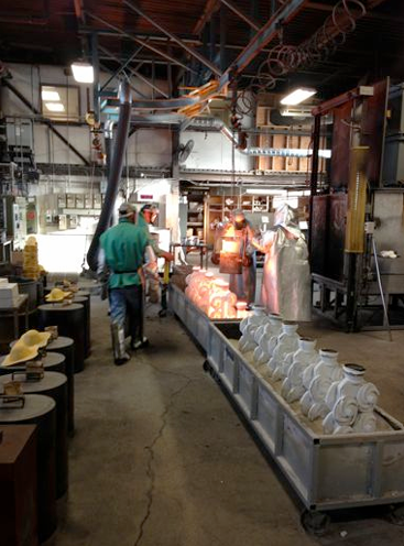 EMNOR Mechanical Inc. | Fairbanks Morse Pump Part Investment Casting Alloy Pour