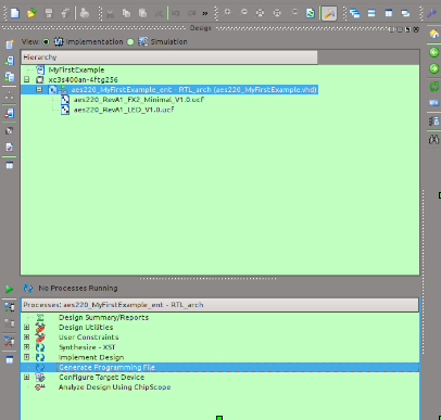 Figure 8: ISE Implementation