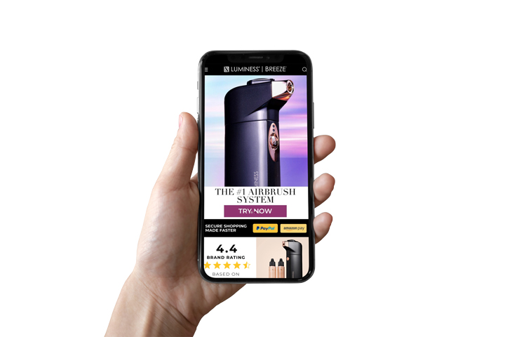 An image of a Macbook showing a website Boring has created