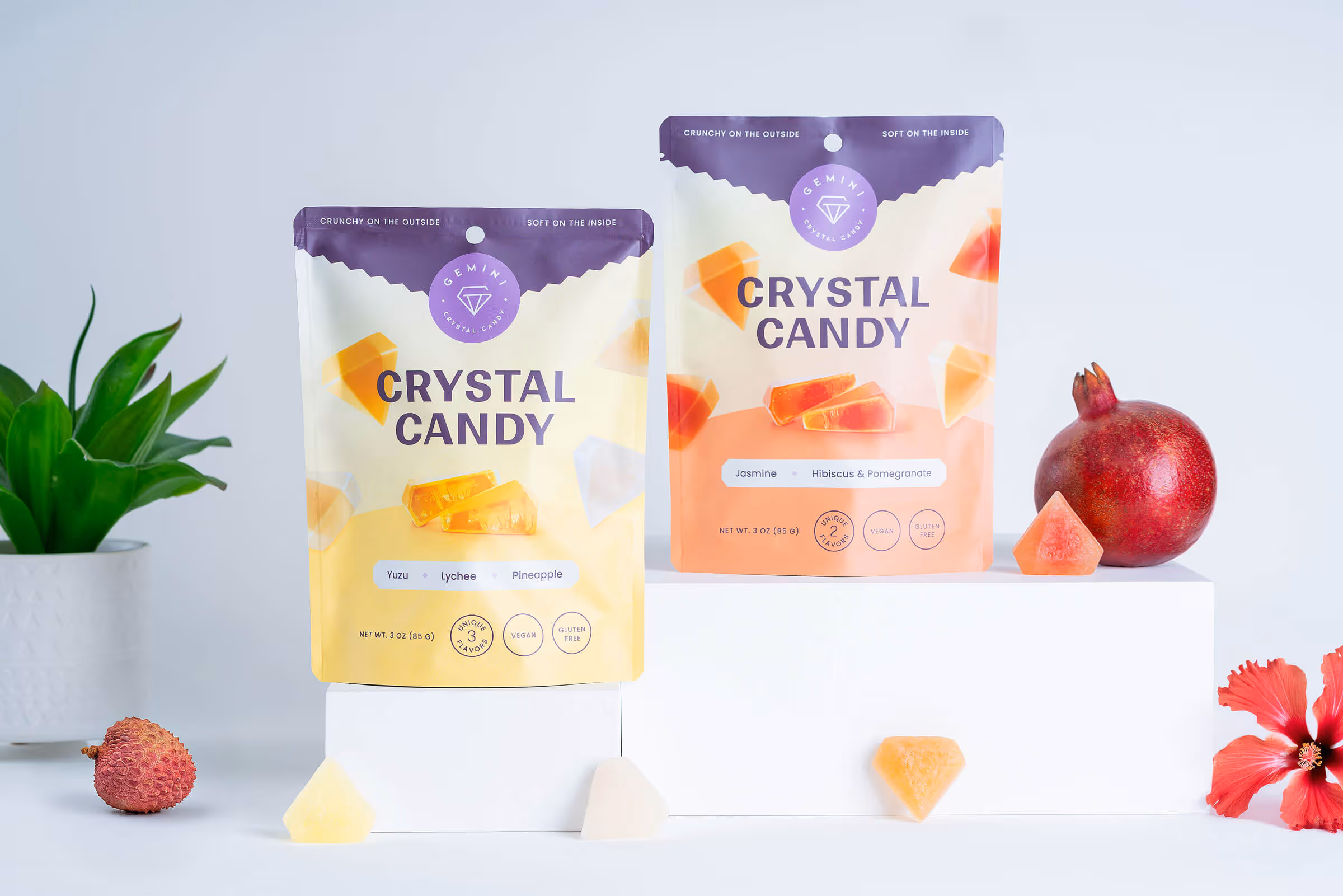 Gemini Crystal Candy pouches