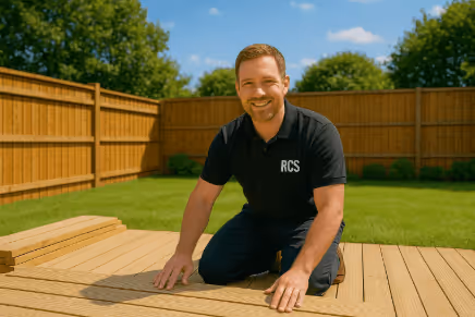 Garden Decking fitting