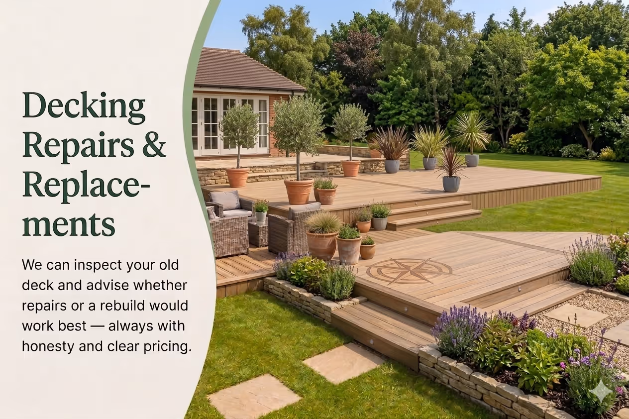 Decking repairs and replacement