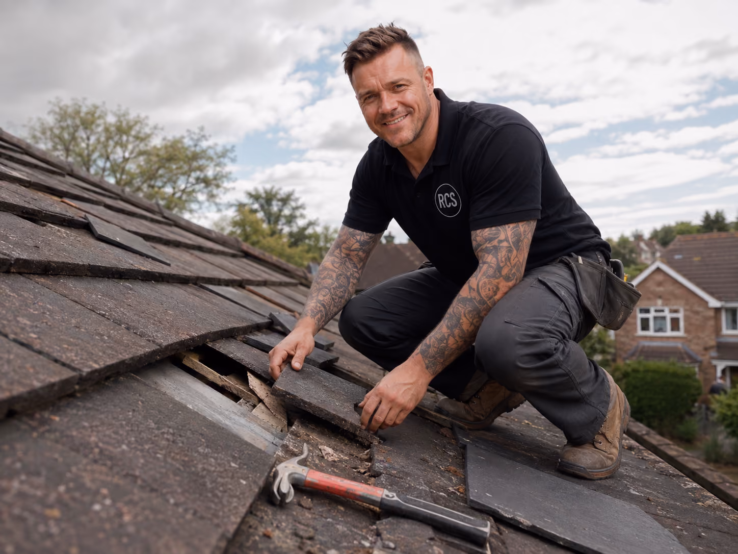 Roof Repairs on a house