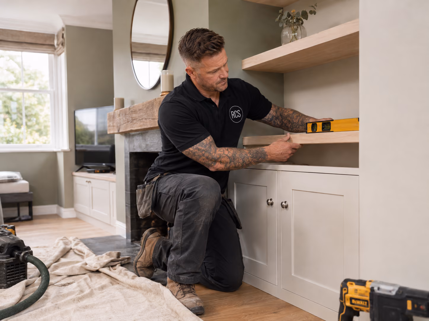 Local Carpenter in East Sussex Fitting Wardrobe