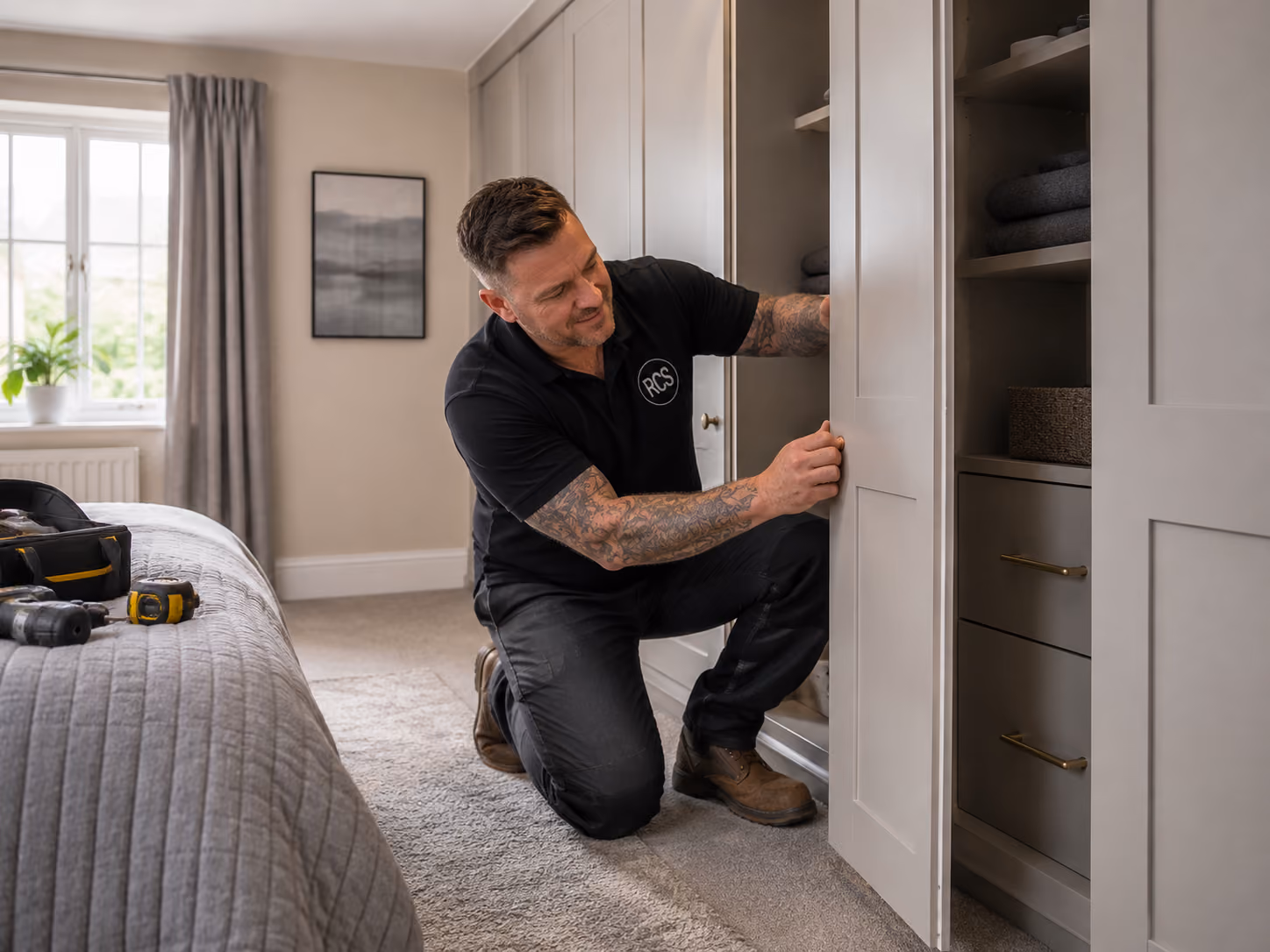 Fitting new wardrobes