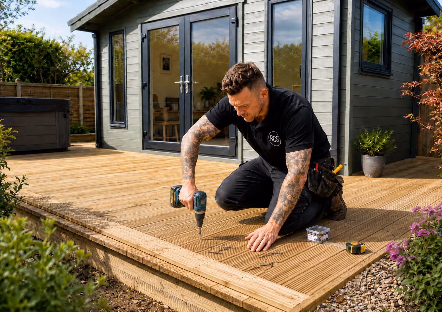 Garden Decking fitting