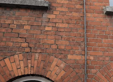 Brickwork before repointing
