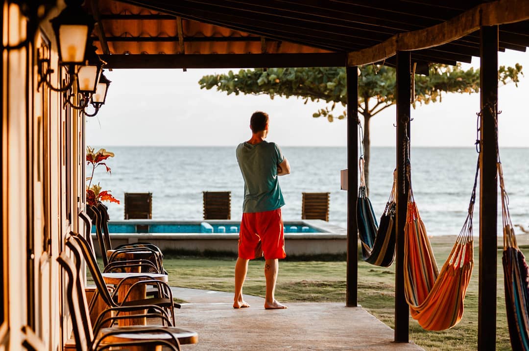 Beach hotel in Panama