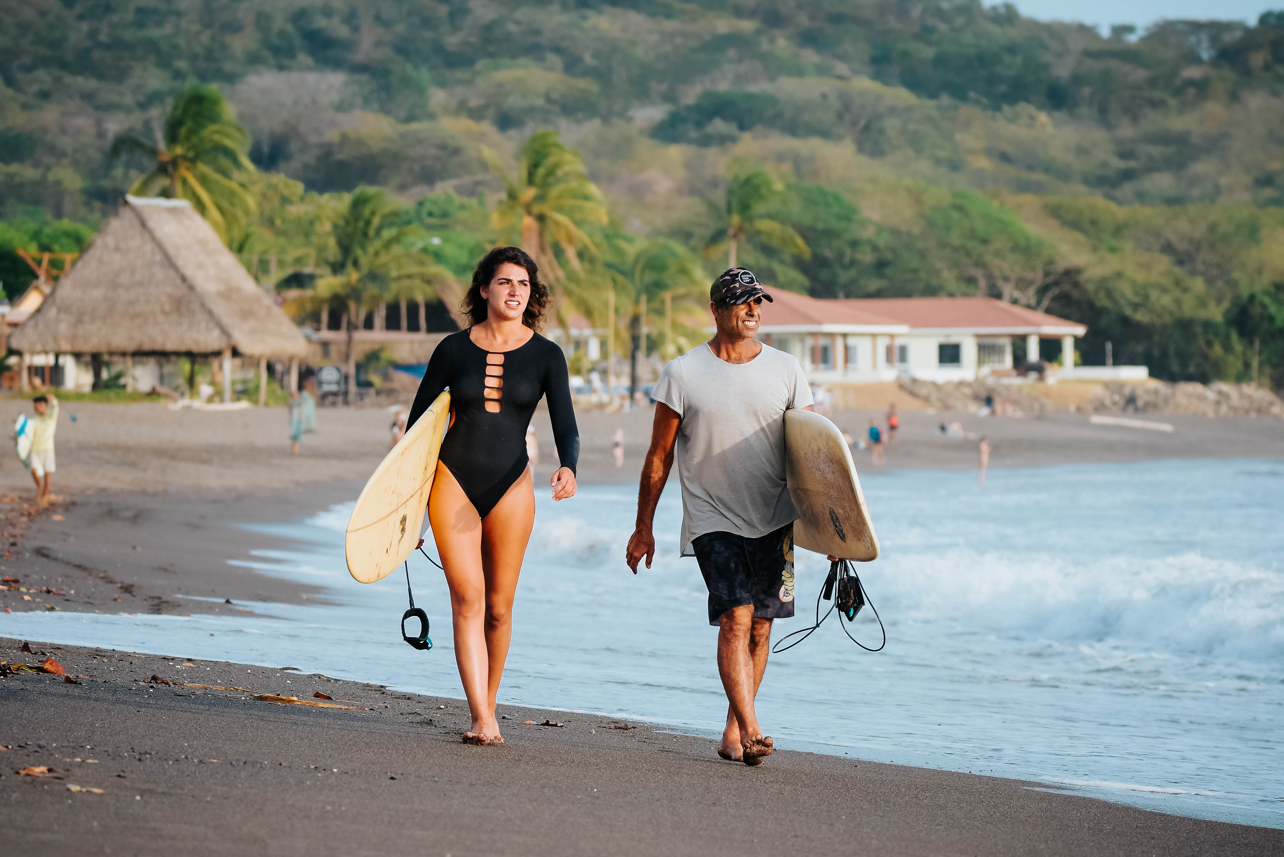 Walking on the Beach in Panama