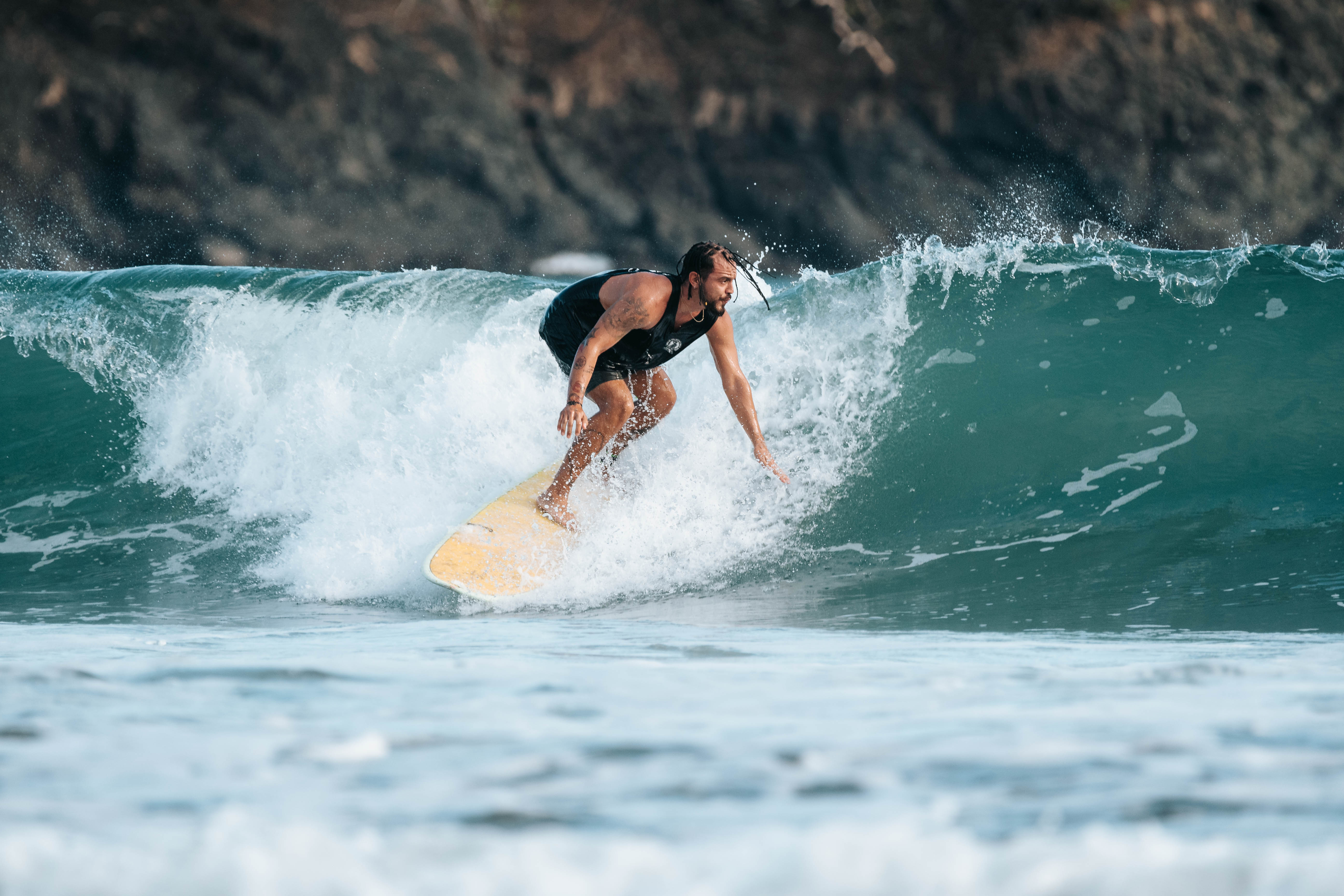 Surfing in Playa Venao