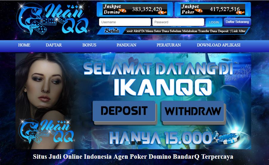 IkanQQ | Situs Agen Judi Poker Domino Online BandarQ Terpercaya