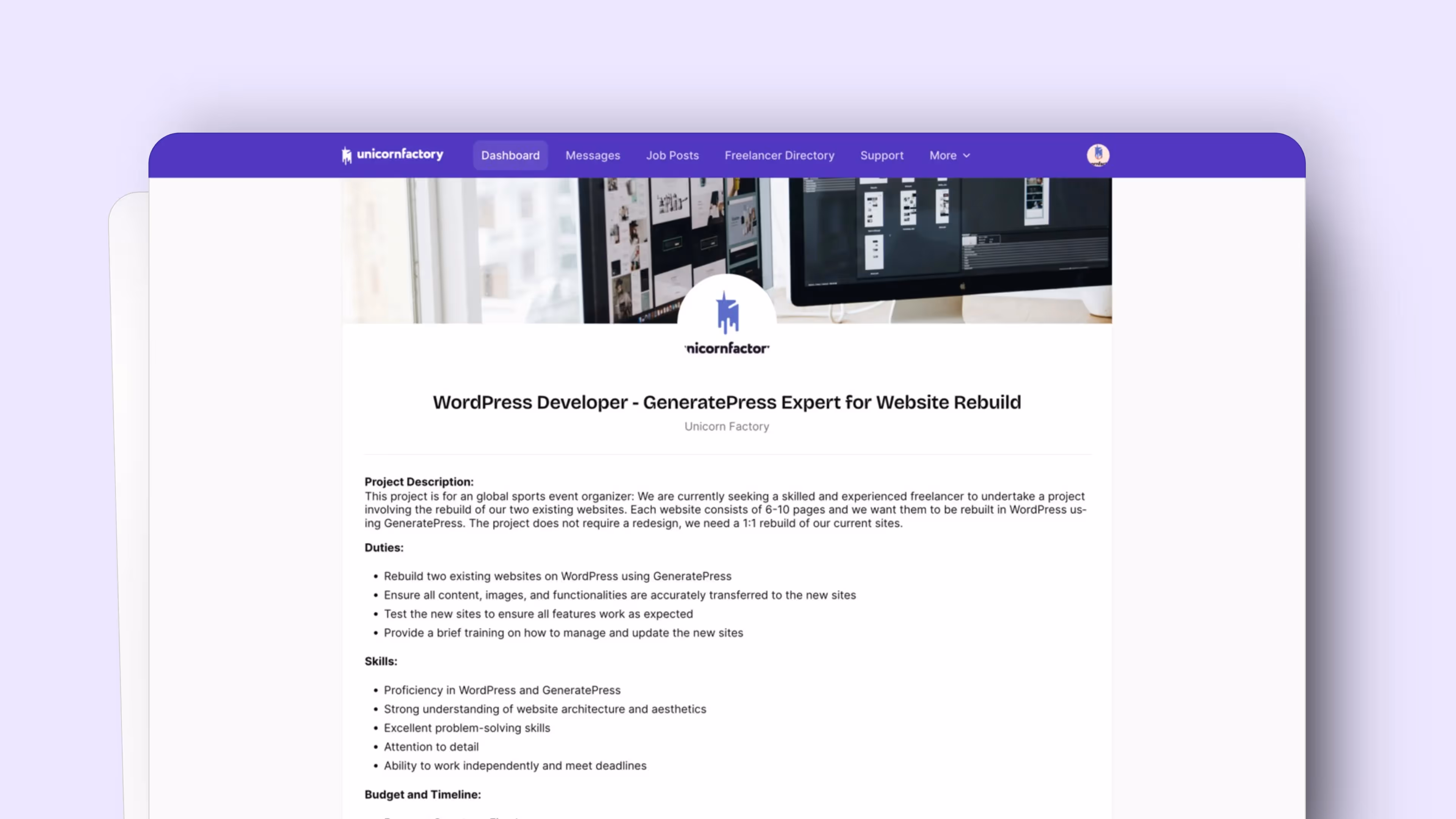 How to Use the Unicorn Factory Job Board to Hire Top Freelancers