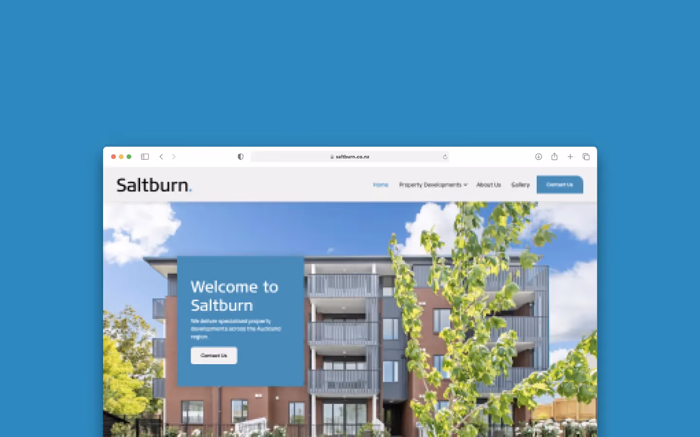 Samantha Thornton-Jones - Custom Webflow Website for Saltburn Property Developers