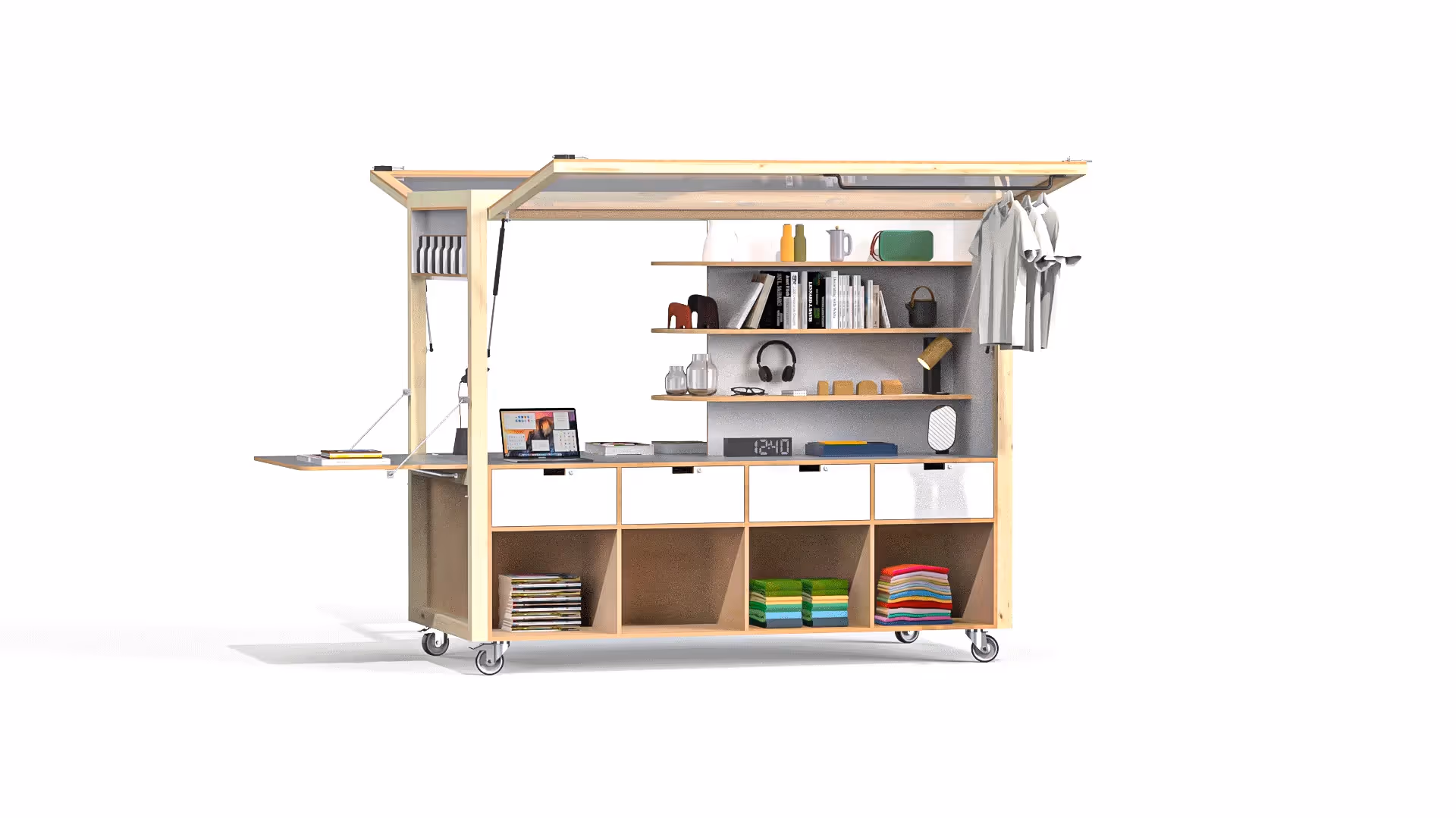 Barnaby Ward - Portable Retail Cart Design for Te Papa Museum