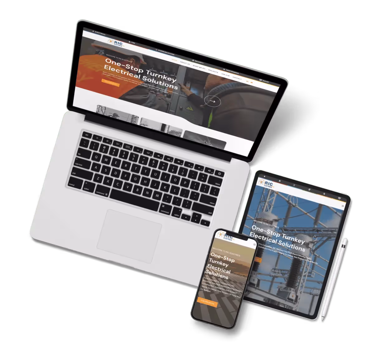 Brett Ransley - User-Centric Website Redesign for RIC Electrical Australia