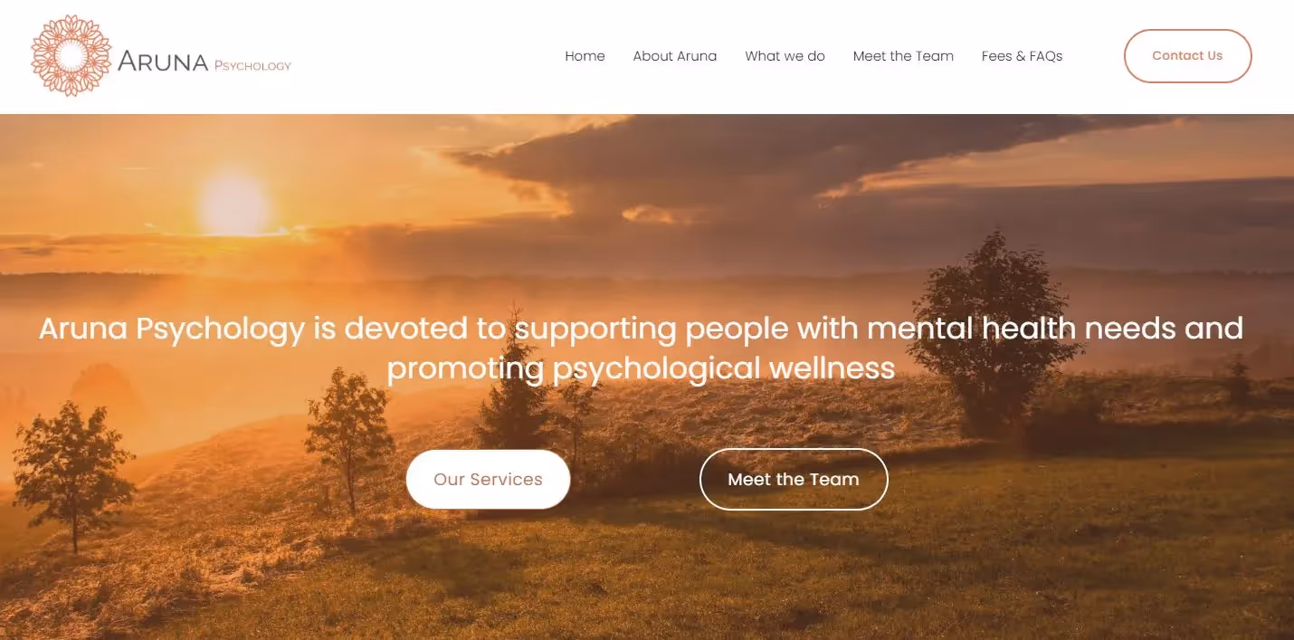 Sam Kay - Comprehensive Rebranding and Digital Marketing for Aruna Psychology