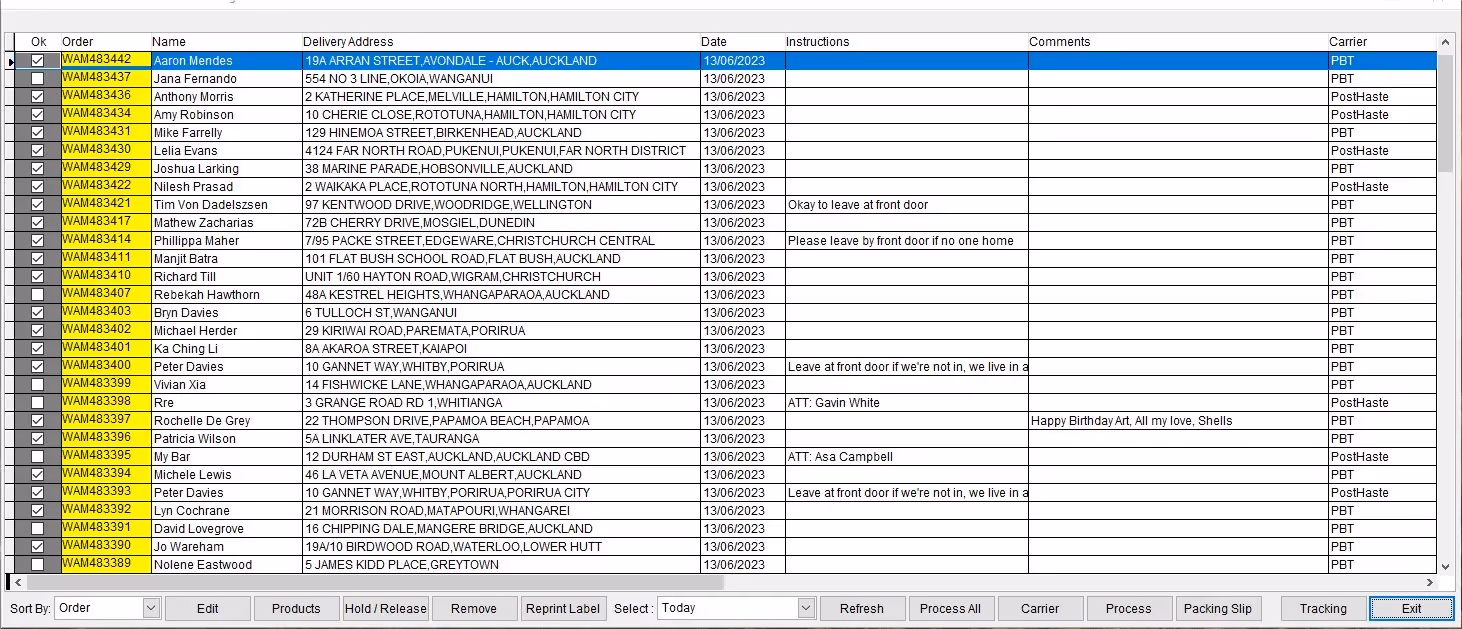 Rod Jackson - Front-End Freight Dispatch Integration for PBT & Post Haste