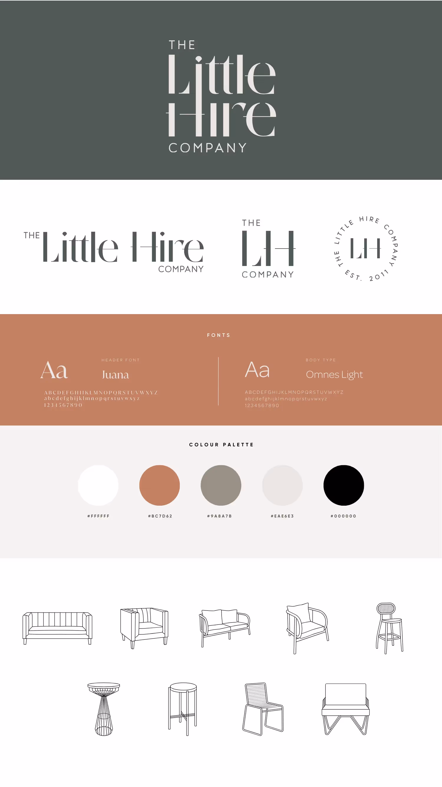 Soraya King - Brand Identity Rebrand for The Little Hire Company