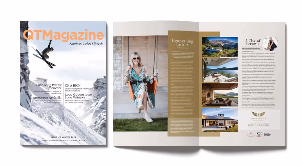 Sonia Mcleod - Quarterly Design and Layout for QT Magazine