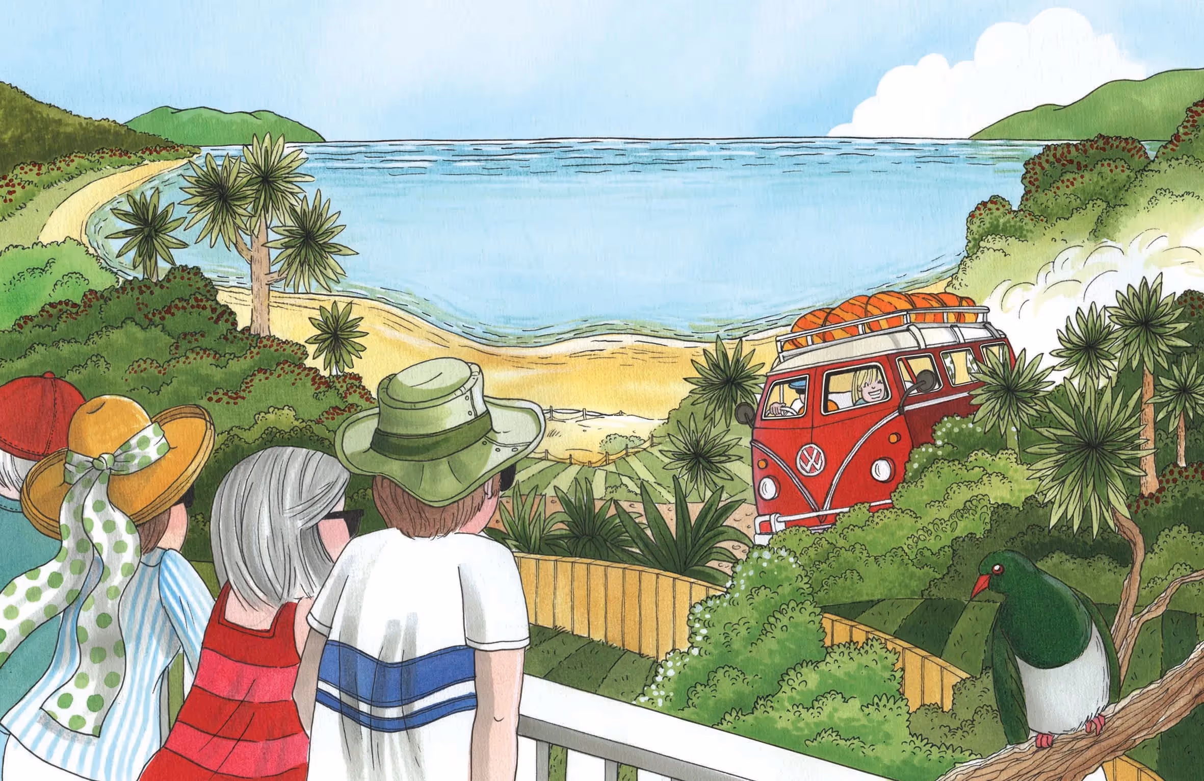 Polly Rabbits - Book Illustration & Design for 'Sam' by Maree Harris