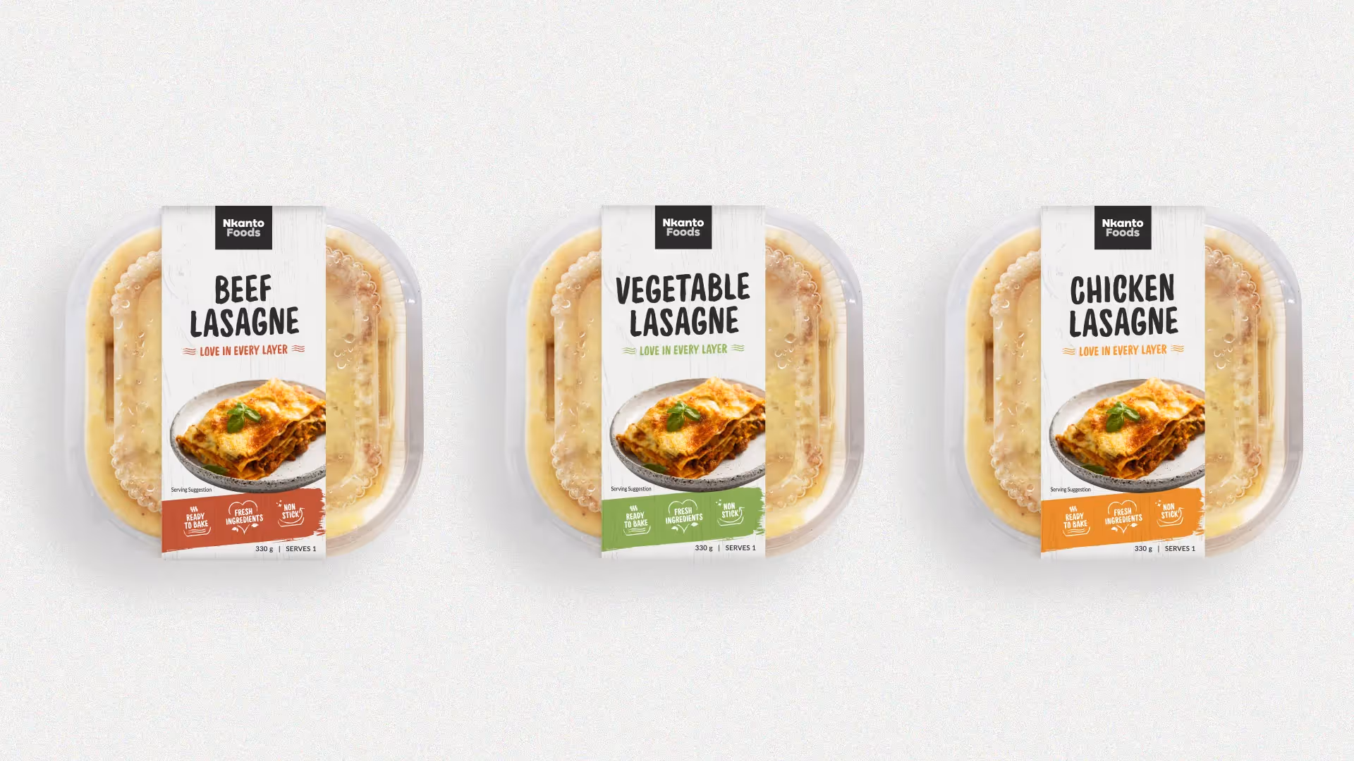 Michael Tanner - Artisanal Label and Logo Design for Nkanto Foods’ Ready-to-Bake Lasagnas