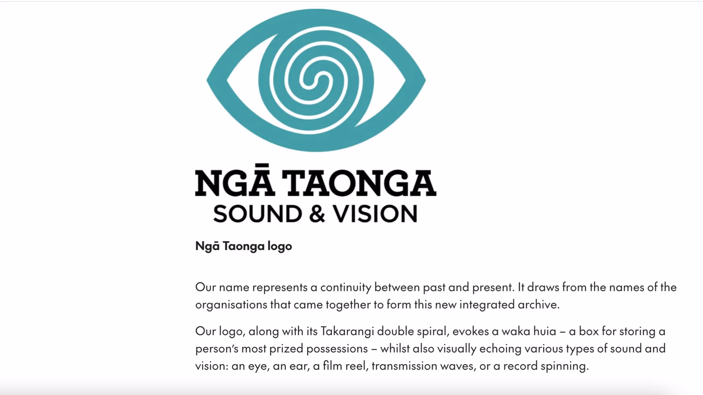 Ellen Pullar - Rebranding Copywriting and Communications for Ngā Taonga Sound & Vision