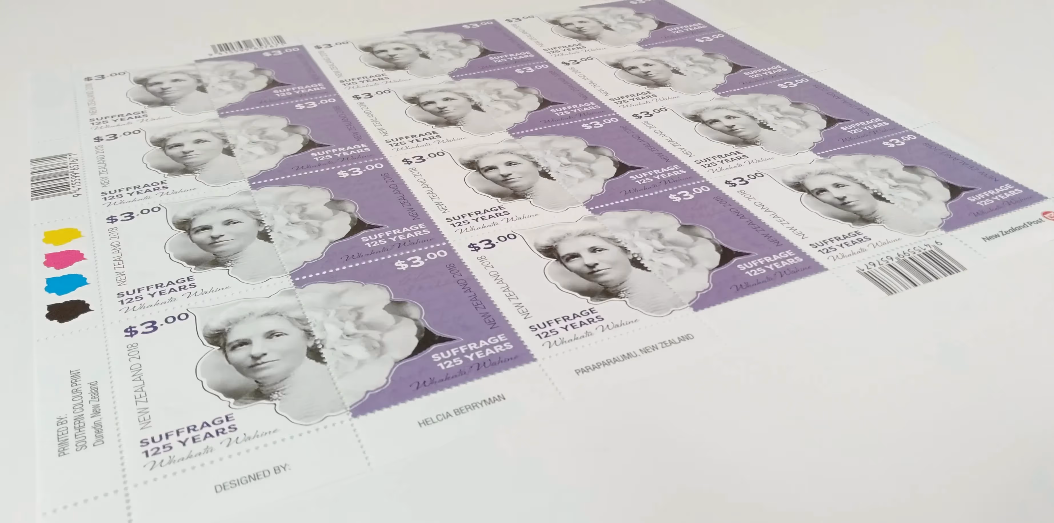 Helcia Berryman - Collectable Stamp Issue Designs for NZ Post