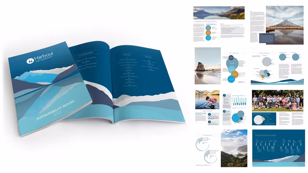 Alysa Wakefield - Sustainability Report Design for Investment Management Firm