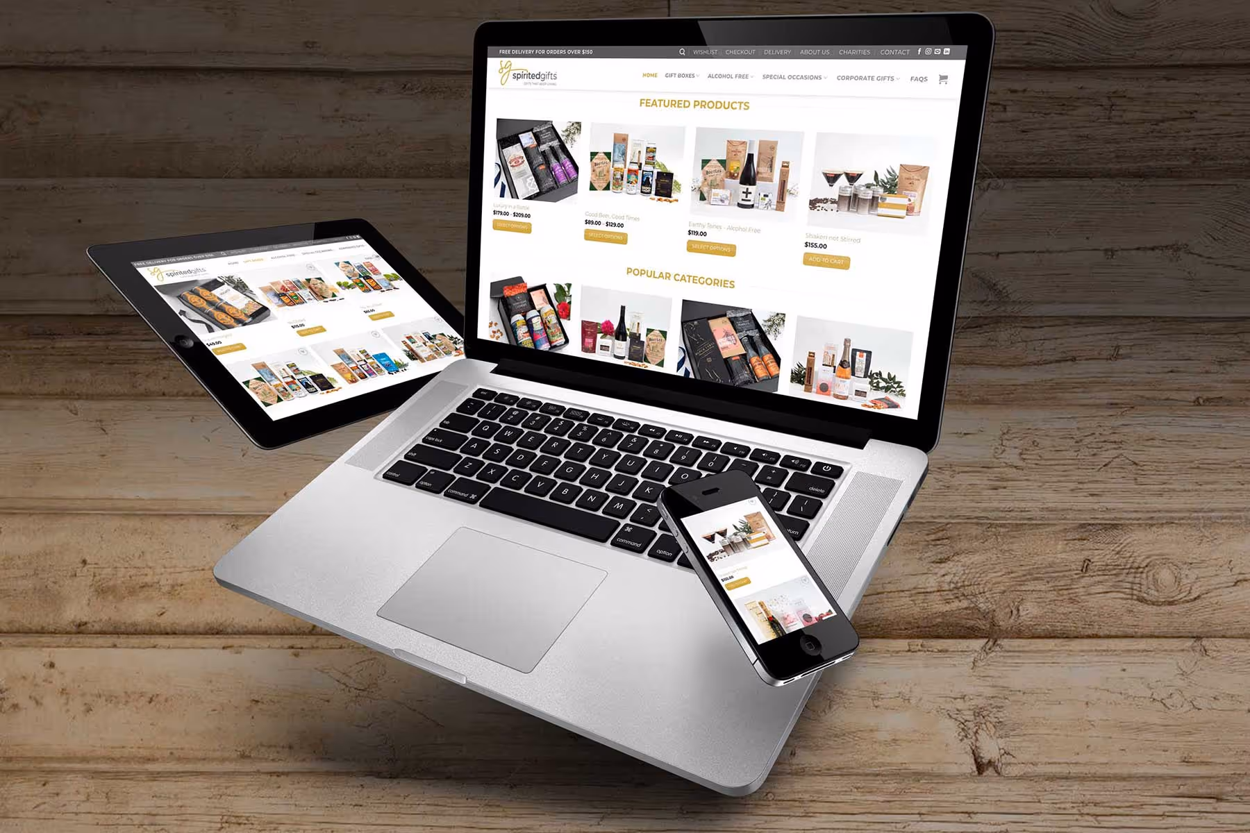 Gary Richards - Branding, Packaging, and Ecommerce Website for Spirited Gifts