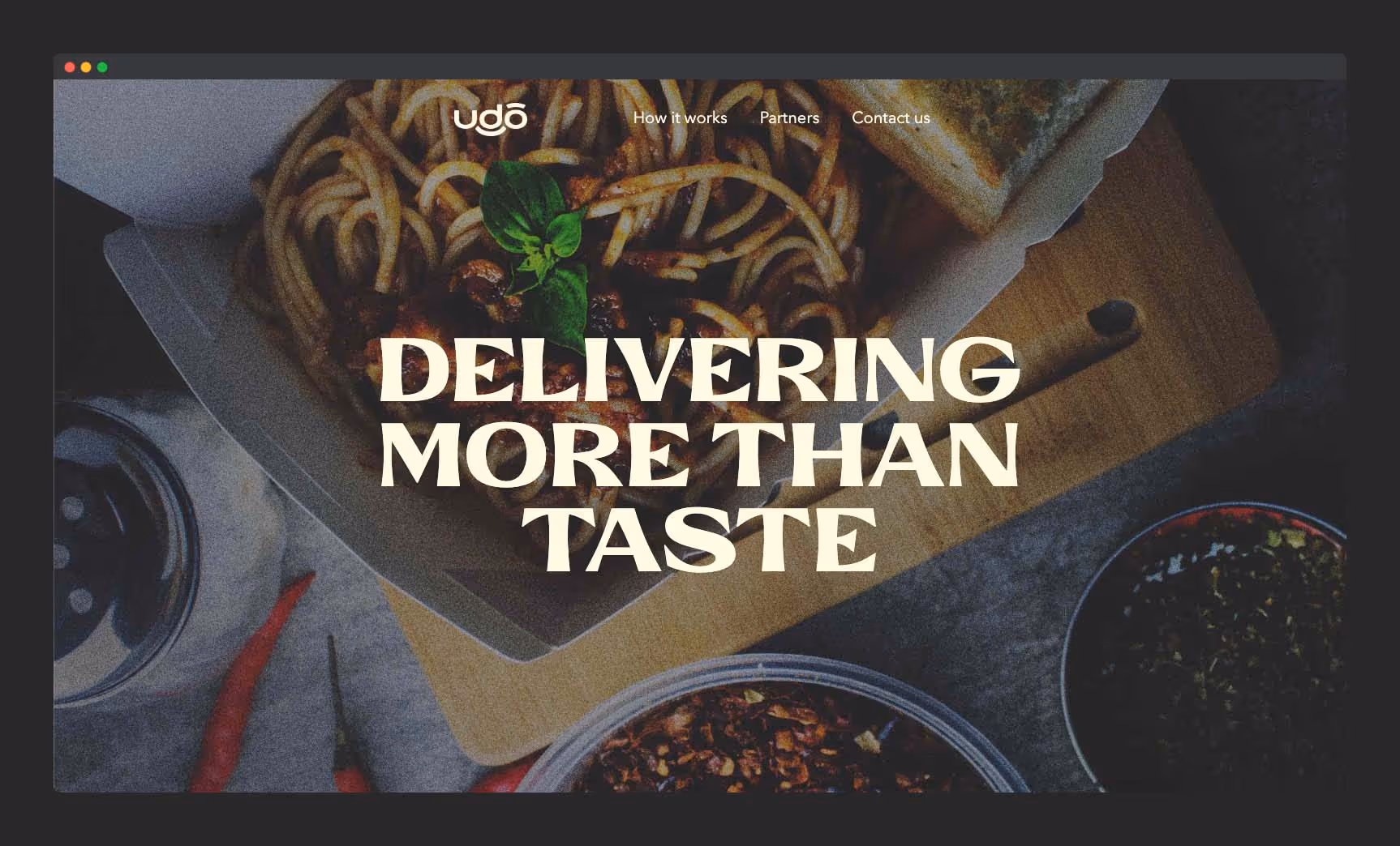 Rheed MacPherson - Landing Page & Digital Marketing for Udo Food Delivery Startup